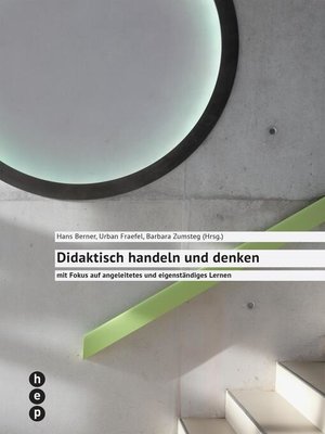 cover image of Didaktisch handeln und denken (E-Book)